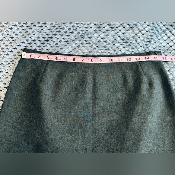 Charcoal Grey Pencil Skirt by Sicily Sz M - Picture 4 of 8